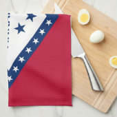 アメリカ合衆国アーカンソー州旗を持つキッチンタオル キッチンタオル (四つ折り)