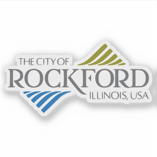 アメリカ合衆国イリノイ州ロックフォードのロゴ シール (正面)