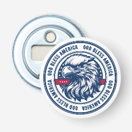 アメリカ合衆国イーグルの神の祝福アメリカ 栓抜き