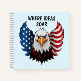 アメリカ合衆国イーグル国旗 ノートブック