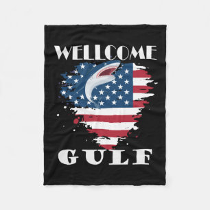 アメリカ合衆国ウェルカム湾 フリースブランケット