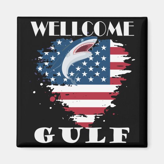 アメリカ合衆国ウェルカム湾 マグネット (正面)