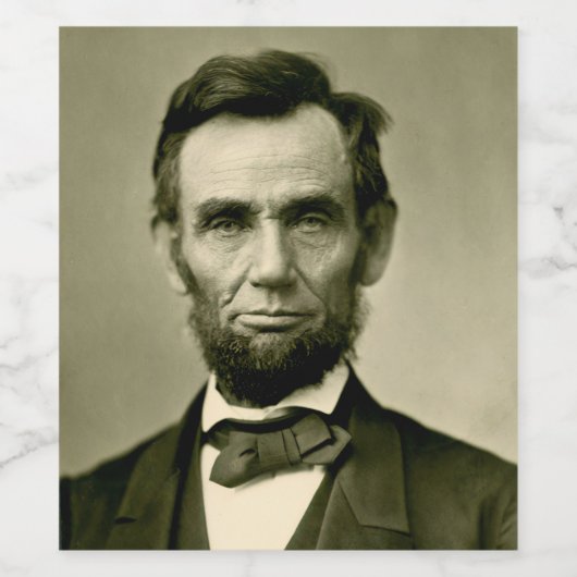 アメリカ合衆国エイブラハム・リンカーン統一された大統領州 ワインラベル (シングルラベル)