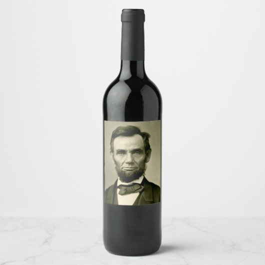 アメリカ合衆国エイブラハム・リンカーン統一された大統領州 ワインラベル (正面)