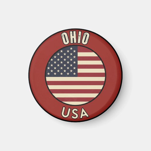 アメリカ合衆国オハイオ州 マグネット (正面)
