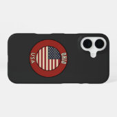 アメリカ合衆国オハイオ州 iPhone 16ケース (裏面横)