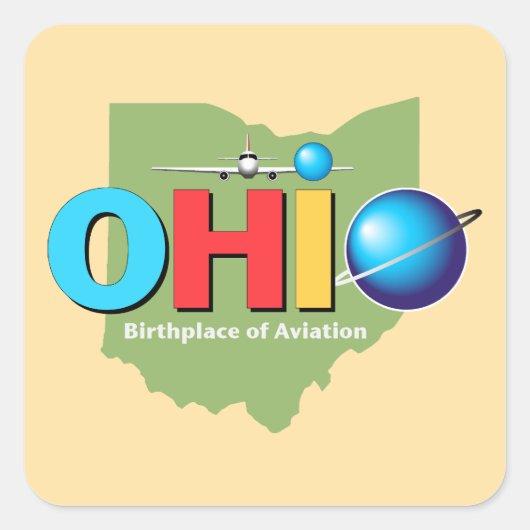 アメリカ合衆国オハイオ スクエアシール (正面)