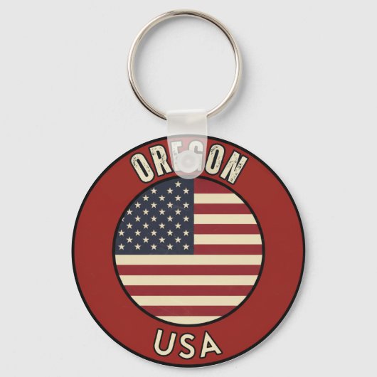 アメリカ合衆国オレゴン州 キーホルダー (正面)