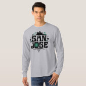 アメリカ合衆国カリフォルニア州サンノゼ Tシャツ (正面フル)