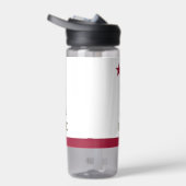 アメリカ合衆国カリフォルニア州州の旗を持つ水瓶 ウォーターボトル (右面)