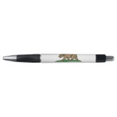 アメリカ合衆国カリフォルニア州旗を掲げた愛国的ペン ボールペン (正面)