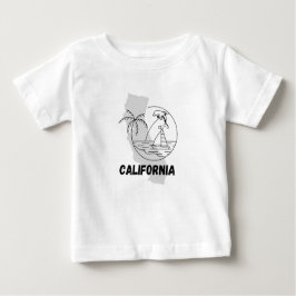 アメリカ合衆国カリフォルニア ベビーTシャツ
