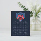 アメリカ合衆国カレンダー 1776-2026 シーズンポストカード (スタンド正面)