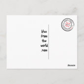 アメリカ合衆国キス ポストカード (裏面)