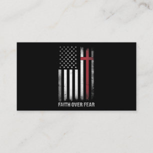 アメリカ合衆国キリスト教国旗Fに対するアメリカのキリスト教信仰 名刺