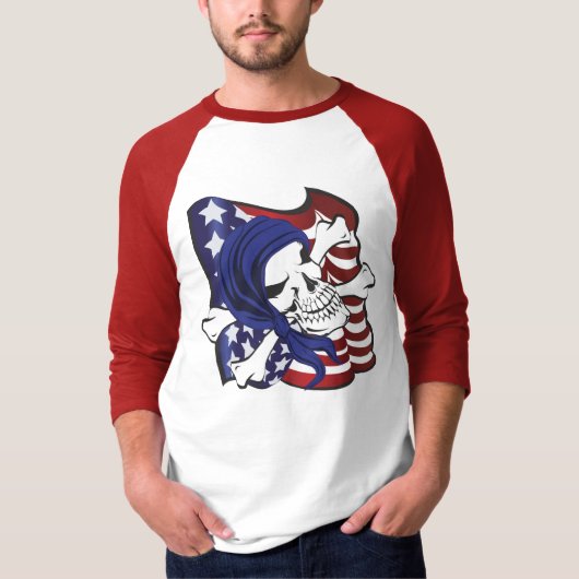 アメリカ合衆国クロスボーン Tシャツ (正面)