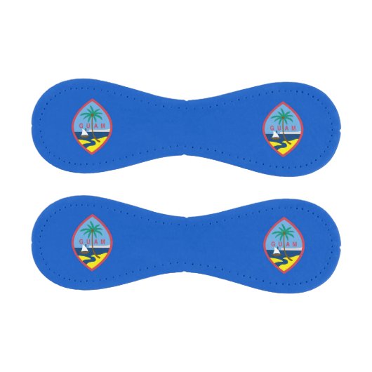 アメリカ合衆国グアム国旗を掲げた愛国野球 野球ボール (パネル)