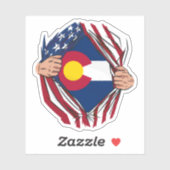 アメリカ合衆国コロラド州旗 シール (シート)