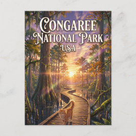 アメリカ合衆国コンガレリー国立公園 ポストカード