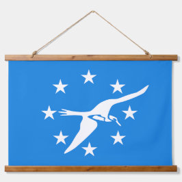 アメリカ合衆国コーパスクリスティ国旗を掲げたウォールタペストリー 吊り下げ型タペストリー