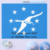 アメリカ合衆国コーパスクリスティ国旗を掲げたフライヤー チラシ (シングル)