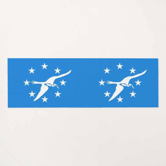 アメリカ合衆国コーパスクリスティ州旗を持つヨガマット ヨガマット (裏面(横))