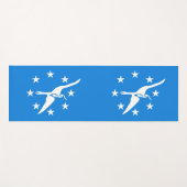 アメリカ合衆国コーパスクリスティ州旗を持つヨガマット ヨガマット (正面(横))