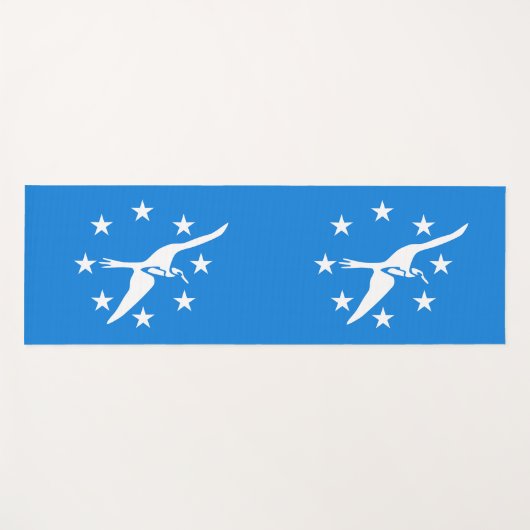 アメリカ合衆国コーパスクリスティ州旗を持つヨガマット ヨガマット (正面(横))