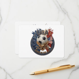 アメリカ合衆国サッカーファンアート | イラスト | 2026 エンクロージャーカード