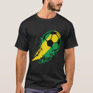 アメリカ合衆国サッカー国旗のプライドフットバル Tシャツ