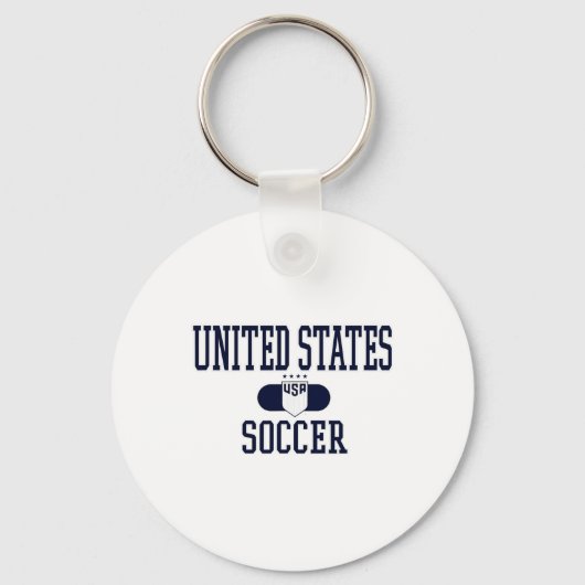アメリカ合衆国サッカー大学赤USWNT公式 キーホルダー (正面)