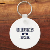 アメリカ合衆国サッカー大学赤USWNT公式 キーホルダー (正面)
