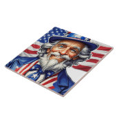 アメリカ合衆国サムおじさん タイル (側面)