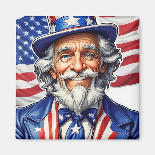 アメリカ合衆国サムおじさん マグネット (正面)