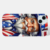 アメリカ合衆国サムおじさん Case-Mate iPhoneケース (裏面 (横))