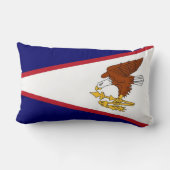 アメリカ合衆国サモア国旗アメリカのモジョ枕 ランバークッション (裏面)