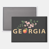 アメリカ合衆国ジョージア マグネット (正面/裏面)