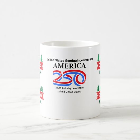 アメリカ合衆国セミクワインクテナリー: 新年2026 コーヒーマグカップ (中央)