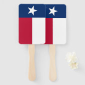 アメリカ合衆国テキサス州国旗を掲げたハンドファンのセット ハンドファン (正面&裏面)