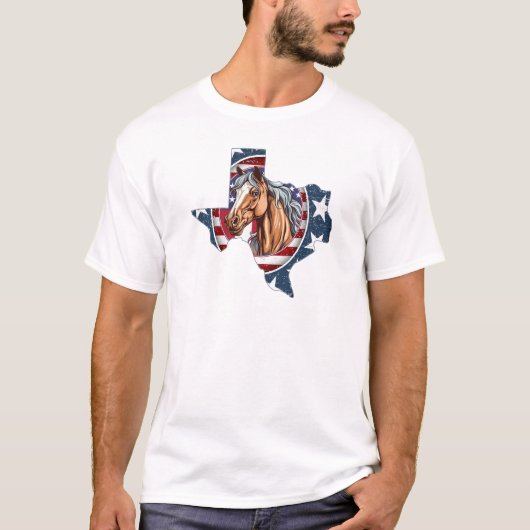 アメリカ合衆国テキサス州 Tシャツ (正面)
