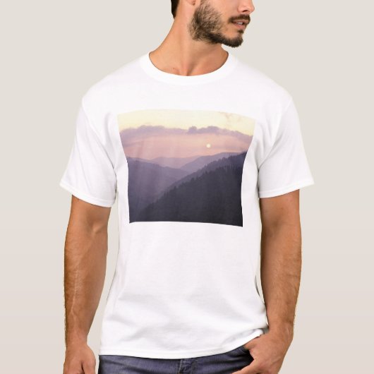 アメリカ合衆国テネシー州 グレートスモーキー山脈 2 Tシャツ (正面)