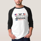 アメリカ合衆国デザイン Tシャツ (正面)