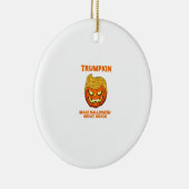アメリカ合衆国トランプキンがハロウィン素晴らしを再びおもしろい実現 セラミックオーナメント (右)