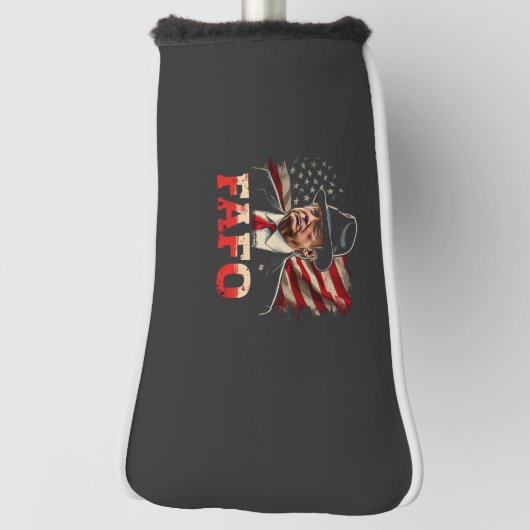 アメリカ合衆国ドナルド・トランプFAFO USA国旗の愛国心 ゴルフヘッドカバー (回転90)