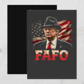 アメリカ合衆国ドナルド・トランプFAFO USA国旗の愛国心 シーズンカード (正面/裏面)