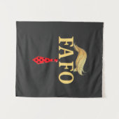 アメリカ合衆国ドナルド・トランプFAFO USA国旗の愛国心 タペストリー (正面(横))