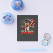 アメリカ合衆国ドナルド・トランプFAFO USA国旗の愛国心 チラシ (シングル)