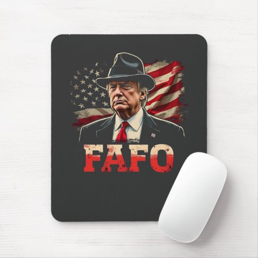 アメリカ合衆国ドナルド・トランプFAFO USA国旗の愛国心 マウスパッド (マウス)