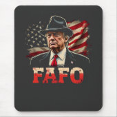 アメリカ合衆国ドナルド・トランプFAFO USA国旗の愛国心 マウスパッド (正面)