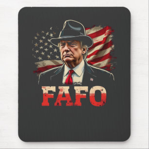 アメリカ合衆国ドナルド・トランプFAFO USA国旗の愛国心 マウスパッド